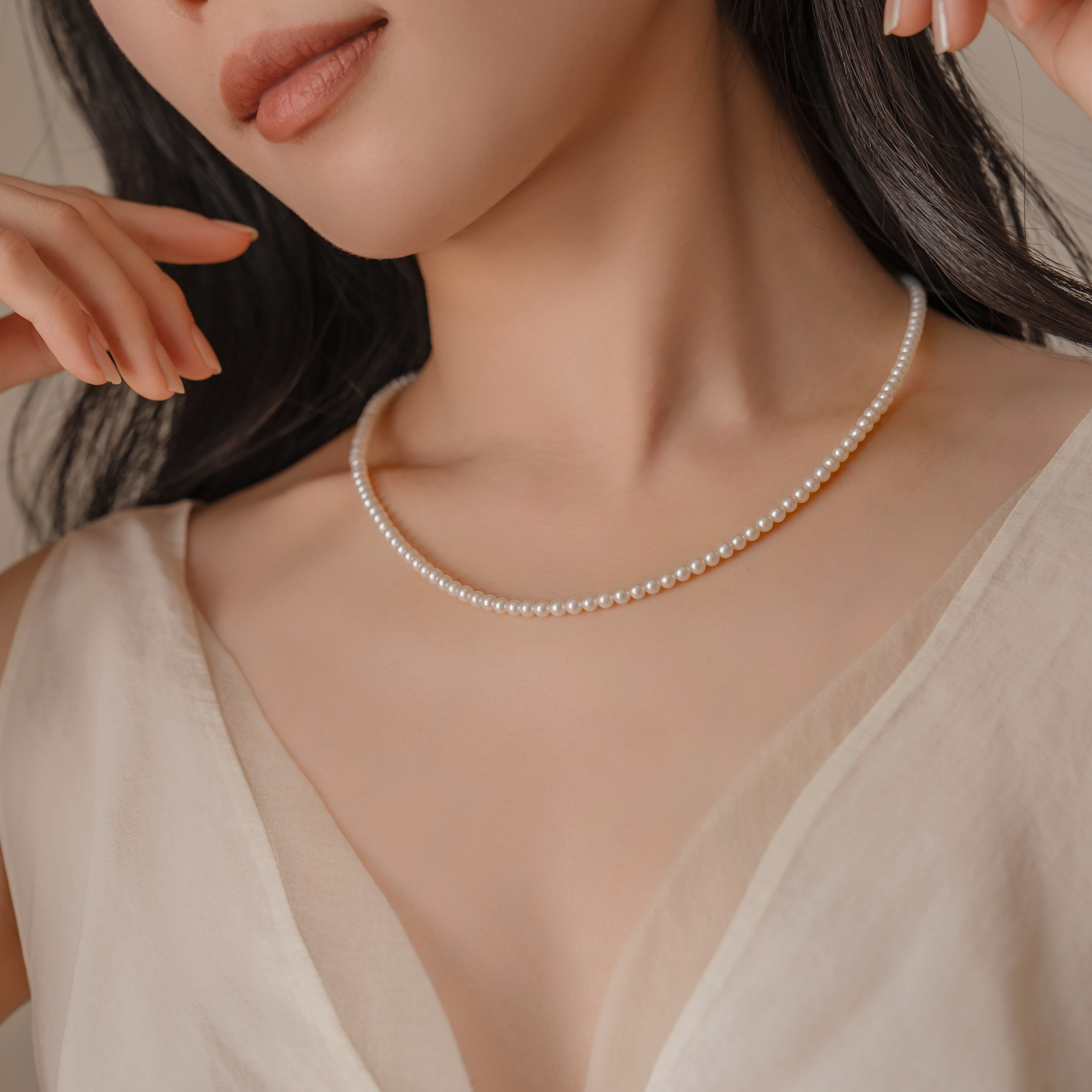 人生第一条 淡水baby项链 3-4mm 百搭 四季可用 不挑年纪场合,珠宝/钻石/翡翠,颈饰,淘宝优惠券,粉丝福利购,淘宝优惠卷