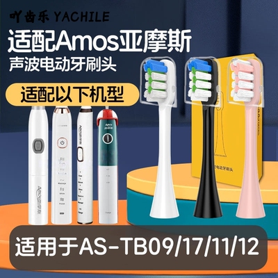 适用Amos亚摩斯电动牙刷头AS-TB17/12/09AS-TB11/12/08牙刷头替换