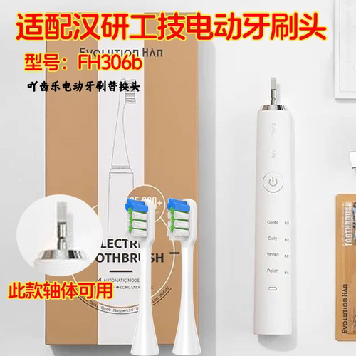 适用汉研工技Evolution Han电动牙刷头FH306/TYPE5118通用替换头