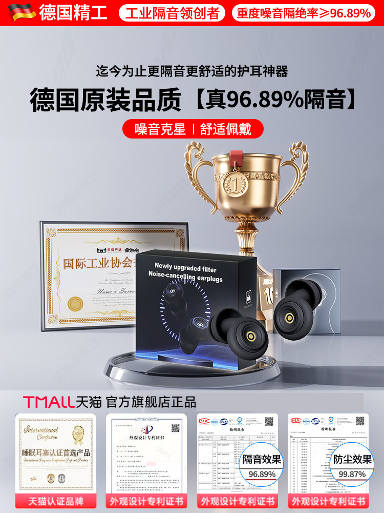 重度噪音耳塞防噪声工厂工业降噪超级隔音车间耳罩防噪音久戴不痛