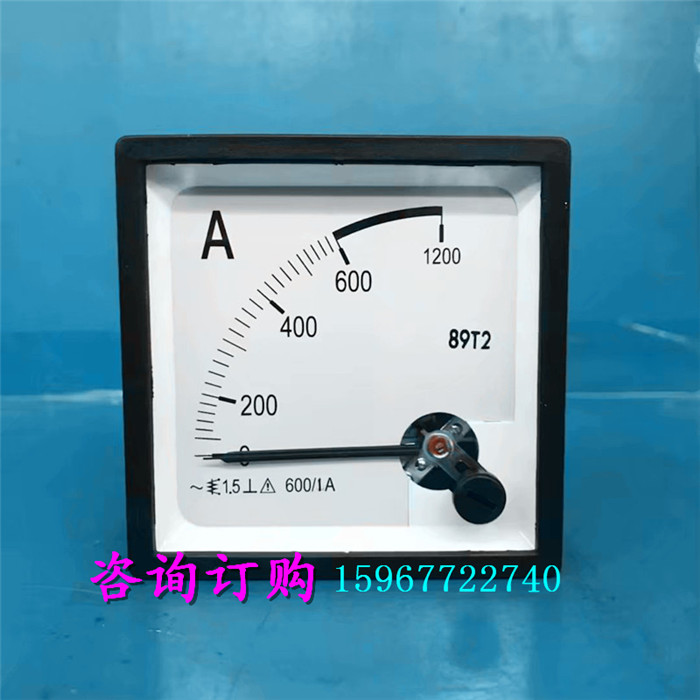 指针式交流电流表89T2-600/1A 400/1 300/1 200/1 100/1A机械表头