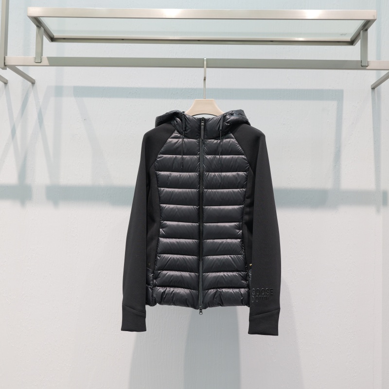 2025冬季新款女士鹅绒短款连帽轻薄羽绒服高级黑【939】TX11.21