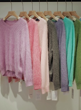 山羊绒V领套头YRL701/1.9