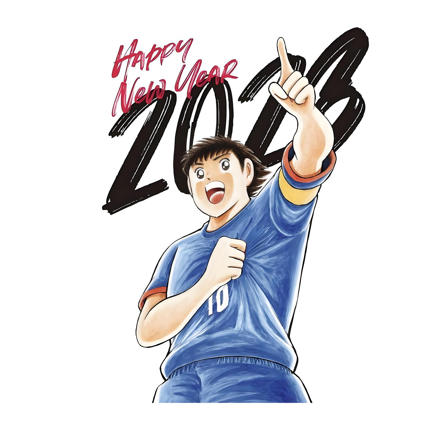 新款足球小将卡通动漫烫画热转印