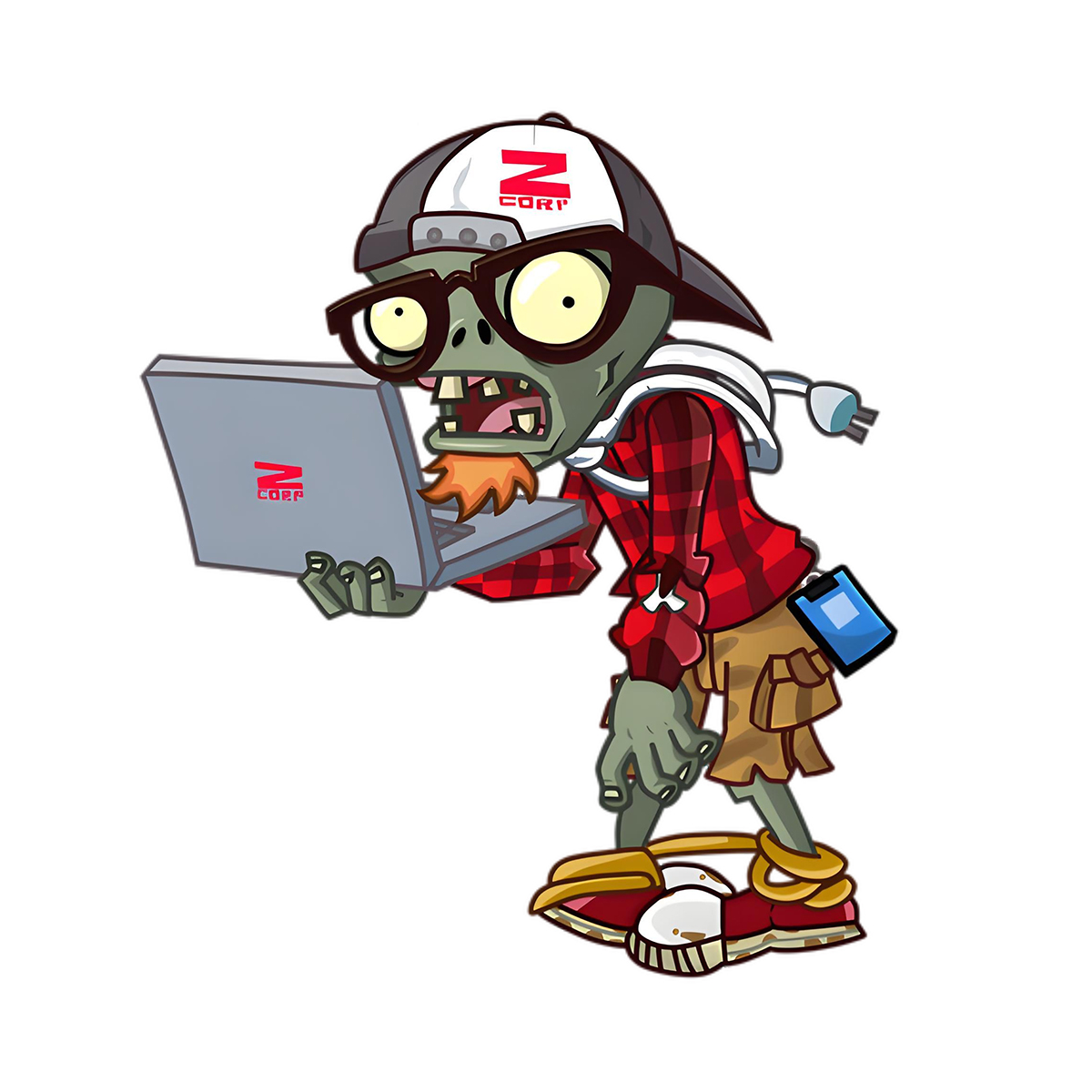 新款植物大战僵尸卡通动漫可水洗衣服热转印白墨烫画贴定制热转印