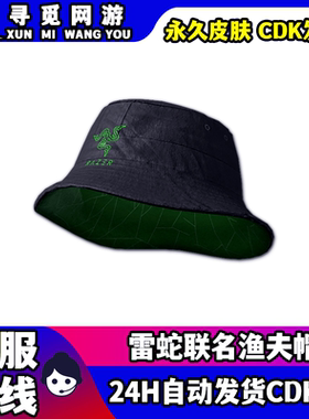 PUBG绝地求生雷蛇联名套装渔夫帽裤子鞋上衣Steam吃鸡兑换码CDK