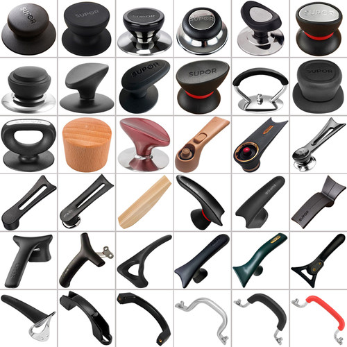 通用苏泊尔爱仕达锅盖把手可立防烫不锈钢玻璃盖电木盖顶锅盖头帽