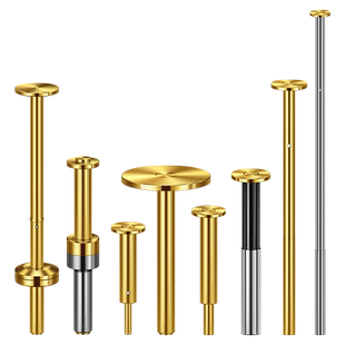 高精度T型分中棒加长偏心式t型分中棒T形槽测头D20 17镀钛寻边器
