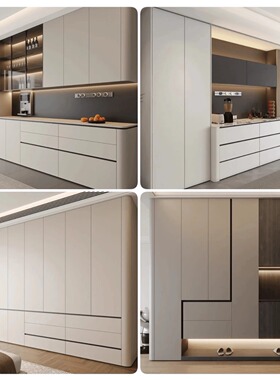 新全屋定制精选图库优盘衣柜酒柜榻榻米鞋柜橱柜电视墙快餐厅等