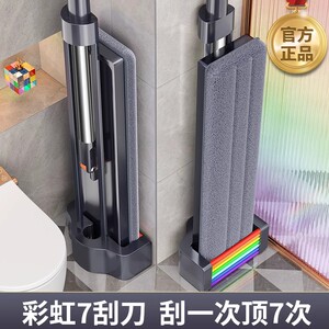 日本正品免手洗平板拖把家用墩布一拖净进口懒人地拖布拖地神器墩