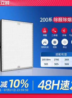 适配Blueair布鲁雅尔过滤网203 slim/303/260i空气净化器滤芯270E