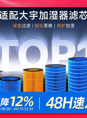 适配DAEWOO大宇加湿器净化滤芯J6PRO/PH01/02/06S/J20无雾过滤网
