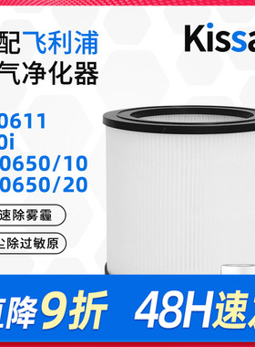 适配飞利浦空气净化器滤芯FY0611/600i/AC0650/10/AC0650/20滤网