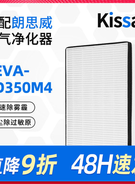 适配朗思威新风机滤芯HEVA-HD350M4高效除霾过滤网