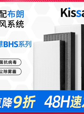 适配布朗新风滤网智慧BHS系列BLGLP-05/BLGLP-06家用除甲醛过滤芯