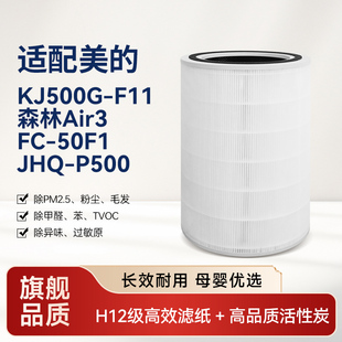 L1滤网FC 适配美 F11 KJ500G 50F1 空气净化器森林Air3滤芯P500