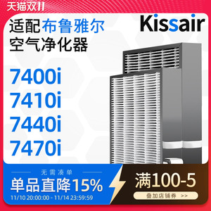 KISSAIR适配Blueair滤网布鲁雅尔空气净化器7400i/7470i/7710滤芯