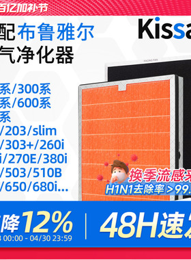 适配Blueair滤网布鲁雅尔203/303+/503/400空气净化器过滤芯270E