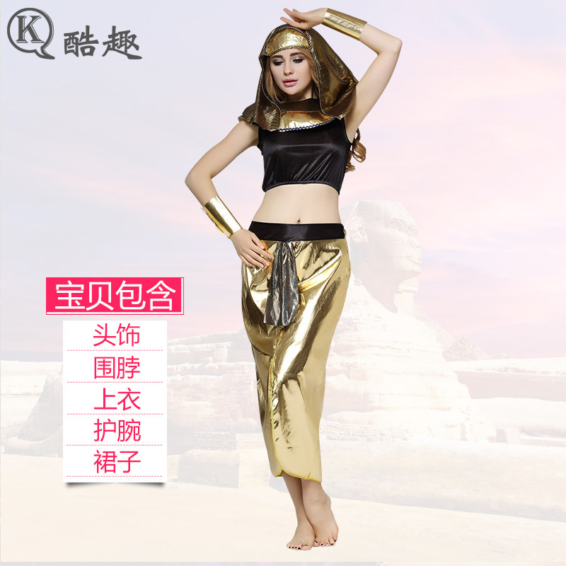 万圣节cosplay化妆舞会角色扮演衣服古埃及女祭司服装成人演出服