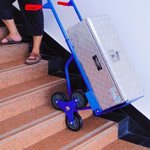 爬楼机搬货爬楼手拉车折叠上下楼梯搬运车家电搬家建材搬运爬楼车