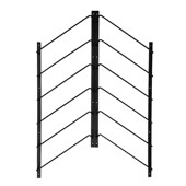 样块色板展示架衣橱柜门样板架展板钩焊接层板托磨砂免打孔色板钩