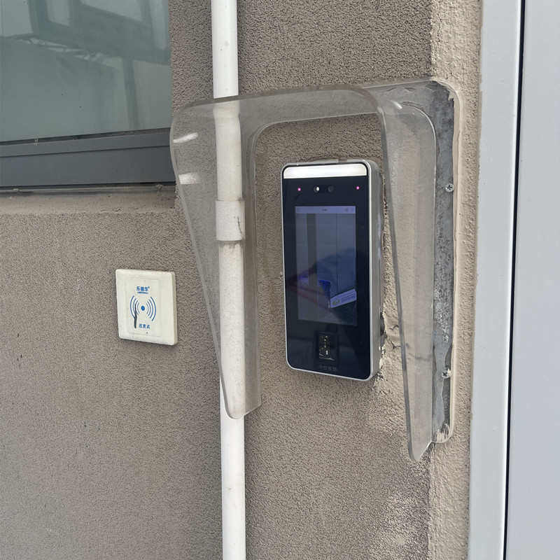 可视对讲门禁考勤机防雨罩考勤人脸识别机设备门铃防水盒保护罩子