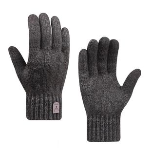 plus winter touch gloves men warm fleece 2023 screen new