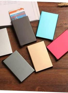 ravel ID Cardholder Women Rfid Wallet Metal Case Porte Carte