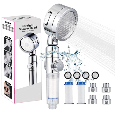 showerhead water purification filter power shower head 3mode