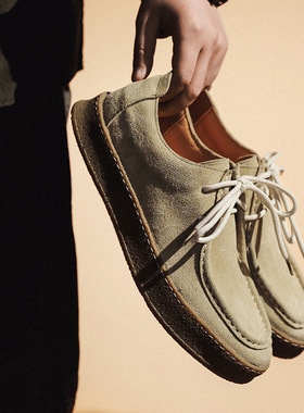 麂皮运动鞋英式风格英俊男士鞋男士运动鞋麂皮英国风鞋