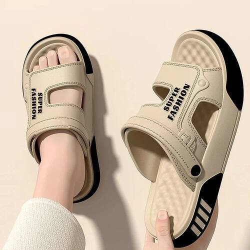 Men Slippers Summer EVA Soft-soled Platform Slides Sandals I