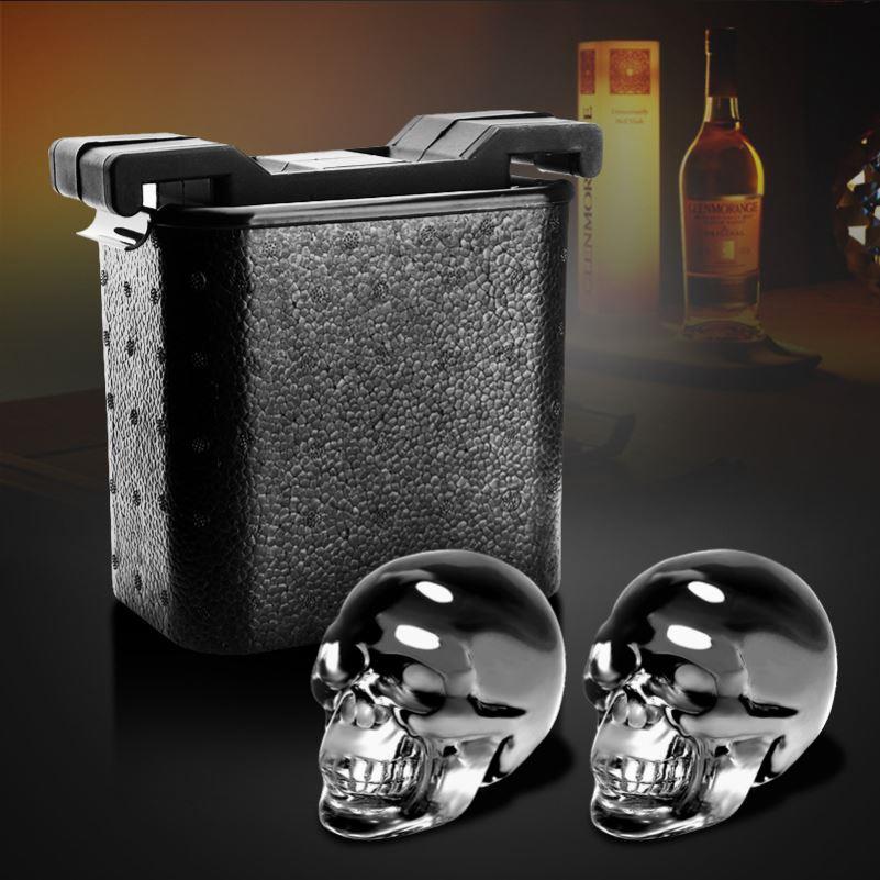 3D Skull Silicone Mold Ice Cube Maker Chocolate Mould Tray I