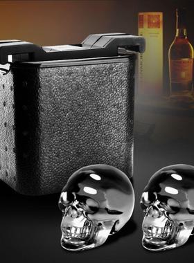 3D Skull Silicone Mold Ice Cube Maker Chocolate Mould Tray I