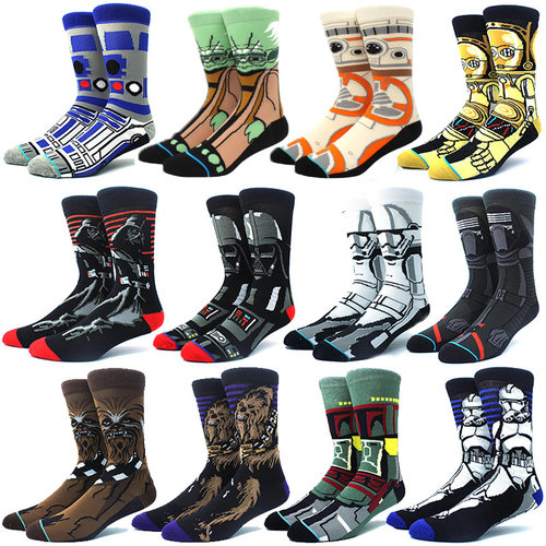 Star Wars Movie Stockings Master Yoda R2-D2 Cosplay Socks