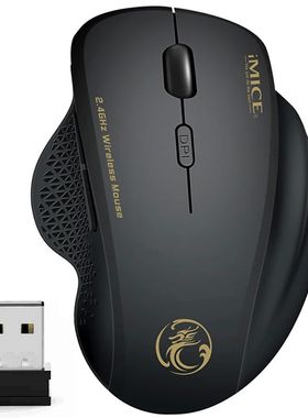Wireless Mouse Ergonomic Computer Mouse PC Optical Mause wit