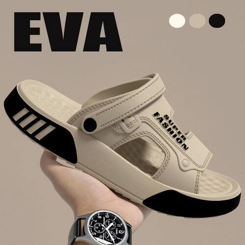 Men Slippers Summer EVA Soft-soled Platform Slides Sandals I