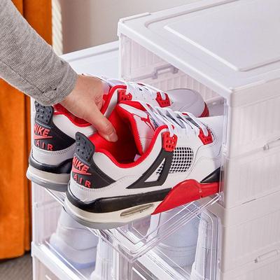 High shoes storage box Acrylic shoebox large Shoe Organizers