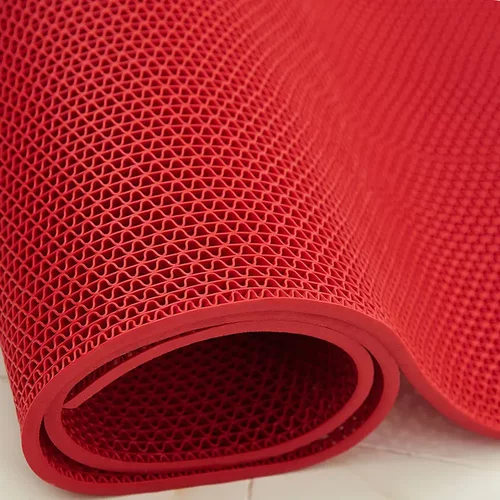 PVC镂空防滑地垫酒店厨房卫生间网格隔水垫泳池走道塑料地毯