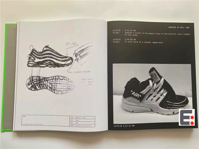 Spot Virgil Abloh Nike icons Virgir Abelah Nike Cooperative Snepers Design