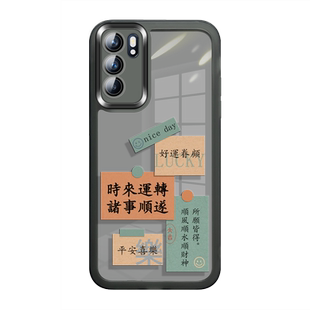 适用opporeno6手机壳新款pro透明保护套女opporone自带镜头膜opporeon全包防摔opooreno硅胶opp0散热0pp0外壳