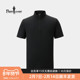 功能性面料 比音勒芬2026春夏新款 男士 休闲易打理立领短袖 T恤