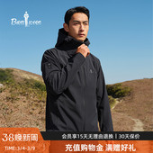 男抓绒软壳衣夹克外套 比音勒芬果岭软壳2025秋冬新款 三防保暖
