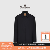 比音勒芬秋冬季 BT_defend防水 男轻薄保暖翻领外套鹅绒羽绒服