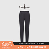 长裤 厚 男士 轻户外绒感保暖休闲裤 防生活泼水 比音勒芬秋冬季