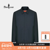 比音勒芬冬季 Polartec阿尔法棉 男轻商务翻领夹克保暖棉服外套