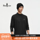 轻量防晒 比音勒芬2026春季 新款 男户外半拉链长袖 立领T恤上衣