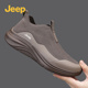 男春夏一脚蹬休闲鞋 jeep吉普男鞋 网面透气轻便运动鞋 2026新款 夏季
