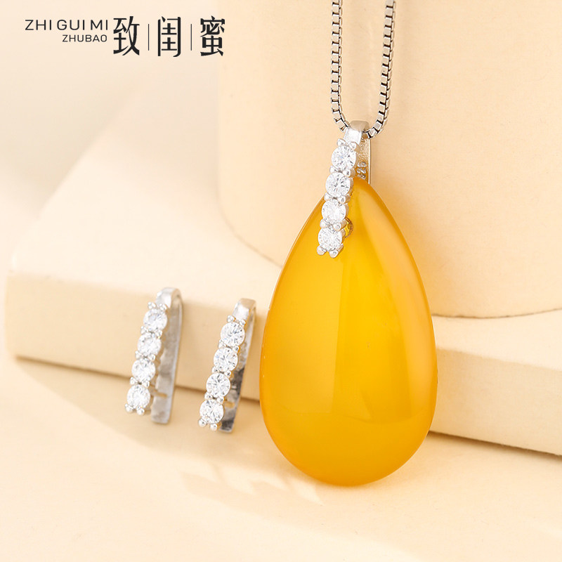 纯银diy吊坠扣头女925银平安扣夹扣银扣头镶嵌玉石夹扣翡翠扣配饰