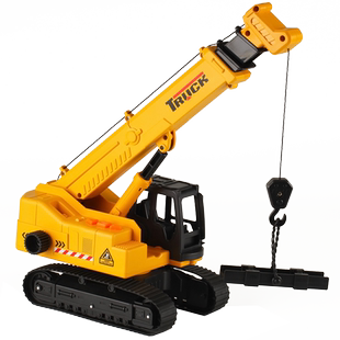 履带式起重机大吊车儿童宝宝音乐故事仿真工程小汽车模型模型玩具