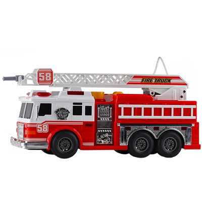 电动云梯消防车模型玩具